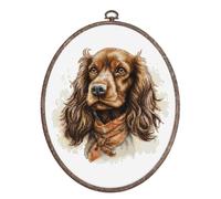 Kit punto croce Luca-S con telaio incluso Il Cocker Spaniel
