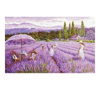 Kit Punto Croce Luca-S Gold - Lavanda Campo BU5008