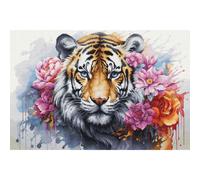 Kit punto croce Luca-S "La vita selvaggia del predatore", 48x32 cm