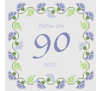 Kit Punto Croce O Motivo - Florashell - Compleanno Fiordaliso Blu - Qualsiasi