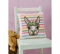 Kit punto croce Permin per cuscino frontale "Alpaka", 30x30 cm