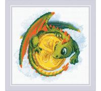 Kit punto croce Riolis "Good Luck Goin", 20x20 cm