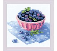 Kit punto croce Riolis "Mirtillo maturo", 20x20 cm