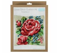 Kit punto croce Trimits Cuscino: Fioritura floreale