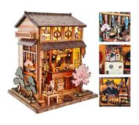 Kit puzzle 3D in legno per libri, diorama della biblioteca magica dell'Accademia con LED, inserto per libreria in miniatura fai da te, progetto artigianale in stile Wizard World, regalo unico per