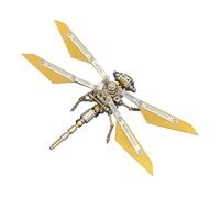 Kit puzzle 3D in metallo, fai da te, in metallo, con libellula, ottimo regalo per gli appassionati di insetti (126 pezzi)