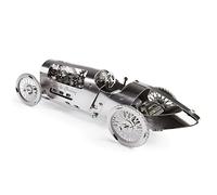 Kit puzzle meccanico 3D, metallo, TimeForMachine, modello di auto da corsa proiettile argento vintage
