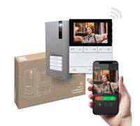 Kit videocitofono monofamiliare Comelit Quadra e People Wifi PL8451V