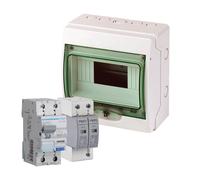 Kit quadro di protezione lato alternata CA specifico per impianti fotovoltaici | QUA-CA - Corrente max. magnetotermico: 25A - Ideale fino 5kW