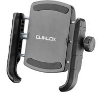 Kit Quiklox Interphone Custodia universale Crab + supporto da manubrio o specchietto