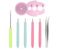 Kit Quilling 7 per pz Acciaio Plastica Scrapbooking Kit Quilling | Acciaio , plastica , antiruggine, bordi lisci, uso prolungato sicuro