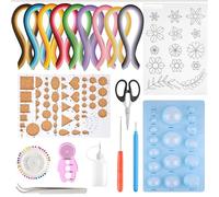 Kit Quilling di Carta 45 Colori 900 Strisce Quilling Art DIY con Strumenti3984