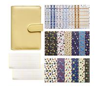 Kit Raccoglitore A 6 Budget Con 12 Fogli 24 Adesivi Vuoti Riutilizzabile Binder Planner Journal For Office Women Men With Adesions Labels Whartet WahvelEt Cash Bush E Organizzatore Mensile
