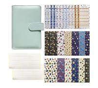 Kit Raccoglitore A 6 Budget Con 12 Fogli 24 Adesivi Vuoti Riutilizzabile Binder Planner Journal For Office Women Men With Adesions Labels Whartet WahvelEt Cash Bush E Organizzatore Mensile