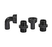 Kit raccordi in plastica 1" per tubi Ø 25mm