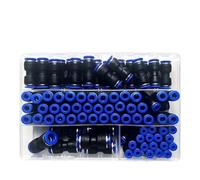 Kit raccordi pneumatici Tubi in plastica a spinta dritta da 4-12 mm 23 pz. 5 scatole(10mm Kit(50pcs),1 BOX)
