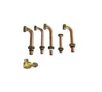 Kit raccordi telescopici con rubinetto gas per caldaie Baxi