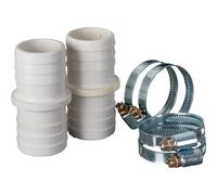 Kit raccordo tubi con Ø 38 mm Grigio