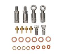 Kit raccordo tubo freno a disco linea idraulica lunghezza tubo 2,5m ABS + metall
