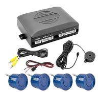 Kit radar di retromarcia CVBS video parcheggio 4 sensori auto retromarcia backup cicalino posteriore monitor radar supporto display immagine e allarme sonoro auto posteriore sensori radar di