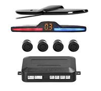 Kit Radar For Retromarcia For Auto Di Sensori Di Parcheggio For Veicoli Con 4 Sensori Di Parcheggio Radar Di Backup Con Display A LED Avviso Acustico(Black)