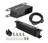 Kit Radiatore Olio 10 File AN10 Universale Alluminio Adattatore Sandwich