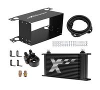 Kit Radiatore Olio Motore Universale 19 Row AN10 Alluminio Adattatore Termostato