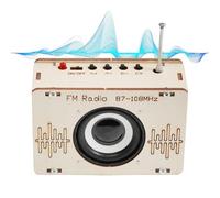 Kit Radio per Bambini - Gioco Radio FM In Legno - Giocattoli Educativi per Bambini e Giovani in Compleanno Natale Costruzione Halloween
