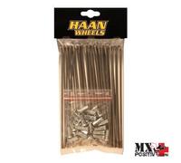 KIT RAGGI RUOTA ANTERIORE GAS GAS EC 125 2002-2015 HAAN WHEELS RH257301 21 PO...
