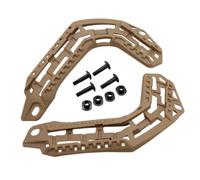 Kit Rail Laterali Casco in ABS for Stile Casco Specifico | 1 Paio Di Rail Con Viti E Pad, Progettato Solo for Scocche Casco Compatibili