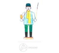 Kit Rauchmann Guardiano Notturno H = Ca 20 CM Monti Metalliferi Bastelset Auto