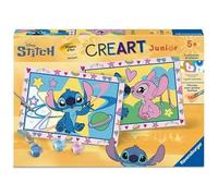 Kit Ravensburger - CreArt Junior - Art number - Stitch - Paint by numbers - a partire dai 5 anni - 12023214