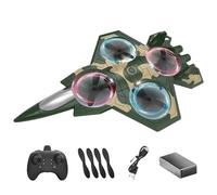 Kit RC Airplane - Fighter telecomando | Aereo telecomandato per adulti | Fight Fighter Sachy Roll a 2,4 GHz Giochi all'aperto Giocattoli Flying for Adultes Girls Boys Beginners Park Yard Playground