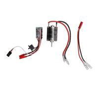 Kit RC ESC KIT GRANDE torsione 380 38T Motore spazzolato 30A ESC COMBA JST Plug per 1/16 1/18 auto RC