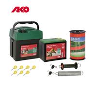 KIT RECINTO ELETTRICO AKO RECINZIONE PER CANI CAVALLI CINGHIALI BANDA BATTERIA