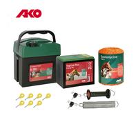 KIT RECINTO ELETTRICO AKO RECINZIONE PER CANI CAVALLI CINGHIALI FILO BATTERIA