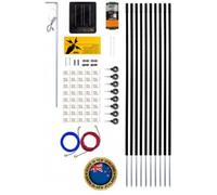 Kit Recinzioni Elettriche per Stagno e Giardino 50 cm con Elettrificatore S6