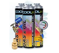 Kit refrigerante 3x 2in1 + tubo condizionatore Cool5 ricambio R1234yf