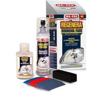 , Kit Regénera Fari, Composto Da 16 Carte Abrasive, Polish Lucidante E Sigillant