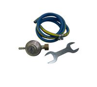 Kit regolatore bassa pressione per cucine stufe e barbecue gas 1.40 mt di tubo