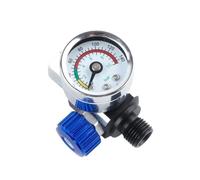 Kit regolatore di pressione dell'aria G1/4, mini regolatore di valvola di regolazione dell'aria con manometro for pistole a spruzzo e utensili pneumatici, facile da installare
