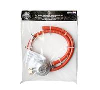 Kit regolatore di propano Pit Boss 30 mbar per Barbecue a Gas - Tubo per Gas Propano da 100 cm con Regolatore e Kit di Collegamento