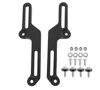 Kit regolatori parabrezza KIMISS, kit regolatori parabrezza parabrezza moto in lega di alluminio CNC adatto per CB500X 2017-2020 (nero)