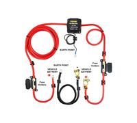 Kit relÃ¨ PARKBattery - VEVOR - Kit isolatore doppia batteria con relÃ¨ sensibile alla tensione 12V 140A