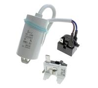 Kit Relè Di Avviamento PTC E Condensatore Di Ricambio For Compressore Frigorifero QP2-4.7G12 E Protezione Da Sovraccarico, Parti Di Ricambio For Congelatore E Frigorifero(1set)