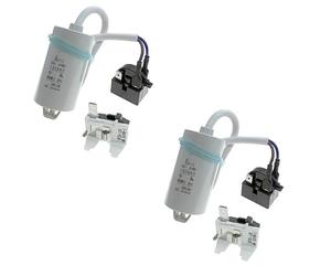Kit Relè Di Avviamento PTC E Condensatore Di Ricambio For Compressore Frigorifero QP2-4.7G12 E Protezione Da Sovraccarico, Parti Di Ricambio For Congelatore E Frigorifero(2set)