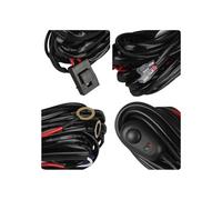 Kit relè di potenza per luci a LED da 450 W 12 V 14 AWG, cablaggio fusibile, interruttore on-off, per fendinebbia per auto, barre HID, luci di guida, lampade da lavoro