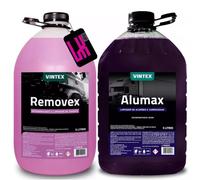 Kit Removex + Alumax Automotive Car Vehicle Clean Maintenance 2x5L Vonixx Vintex