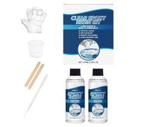 Kit Resina - Epoxy | High-Clarity Clear Epoxy Tool Set | per Principianti Gioielli Sottobicchieri Rivestimento Home Decor Art Projects, Trasparente, Senza Bolle, Alta Lucenza, 2 Componenti.