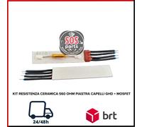 Kit resistenza ceramica piastra capelli GHD Gold Max Platinum + mosfet